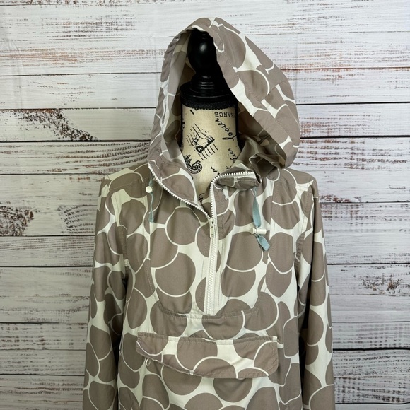Boden half‎ zip wind breaker hooded size 4 long sleeve pullover jacket - Picture 3 of 10